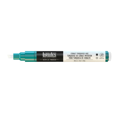 LQX ACRYLIC MARKER 2MM CAP OFF 169 COBALT TURQUOISE HUE 887452000808