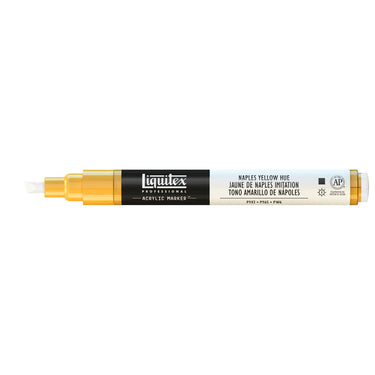 LQX ACRYLIC MARKER 2MM CAP OFF 601 NAPLES YELLOW HUE 887452000877