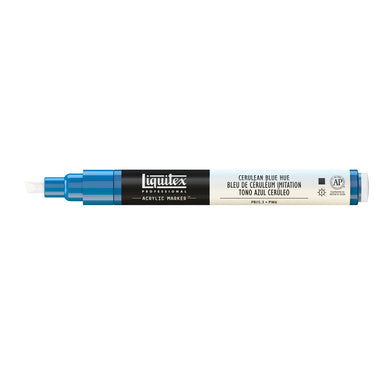 LQX ACRYLIC MARKER 2MM CAP OFF 470 CERULEAN BLUE HUE 887452000747