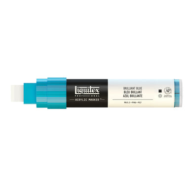 LQX ACRYLIC MARKER 15MM CAP OFF 570 BRILLIANT BLUE 887452000242