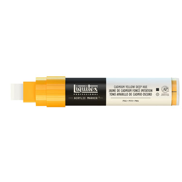 LQX ACRYLIC MARKER 15MM CAP OFF 163 CADMIUM YELLOW DEEP HUE 887452000105