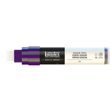 LQX ACRYLIC MARKER 15MM CAP OFF 186 DIOXAZINE PURPLE 887452000181