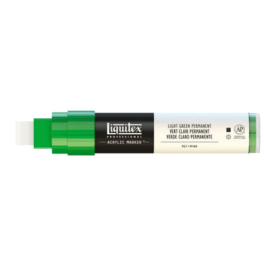 LQX ACRYLIC MARKER 15MM CAP OFF 312 LIGHT GREEN PERMANENT 887452000327