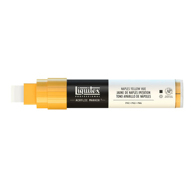 LQX ACRYLIC MARKER 15MM CAP OFF 601 NAPLES YELLOW HUE 887452000365