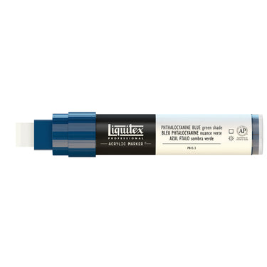 LQX ACRYLIC MARKER 15MM CAP OFF 316 PHTHALOCYANINE BLUE GREEN SHADE 887452000778