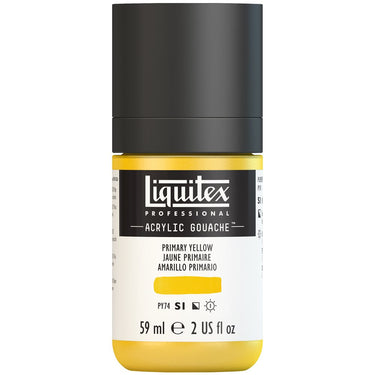 LQX ACRYLIC GOUACHE 59ML 410 PRIMARY YELLOW 887452999478