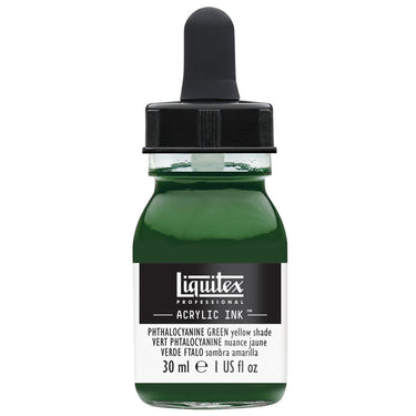 LQX ACRYLIC INK 30ML 319 PHTHALOCYANINE GREEN YELLOW SHADE 094376975918