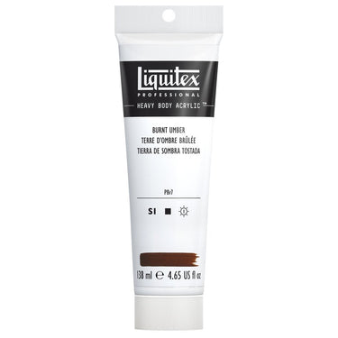LQX HEAVY BODY ACRYLIC 138ML 128 BURNT UMBER 094376922608