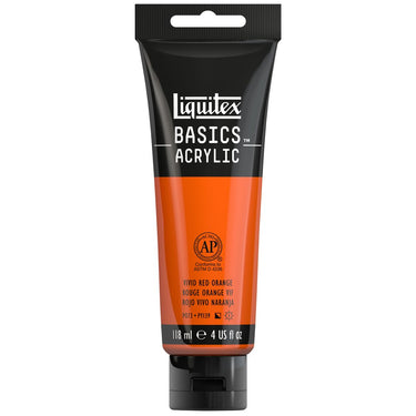 LQX BASICS ACRYLIC 118ML 620 VIVID RED ORANGE 887452031291