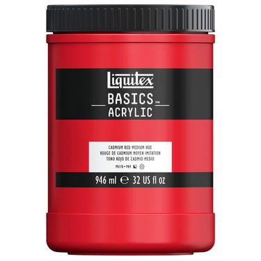 LQX BASICS ACRYLIC 946ML 151 CADMIUM RED MEDIUM HUE 094376942392