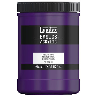 LQX BASICS ACRYLIC 946ML 186 DIOXAZINE PURPLE 094376945591