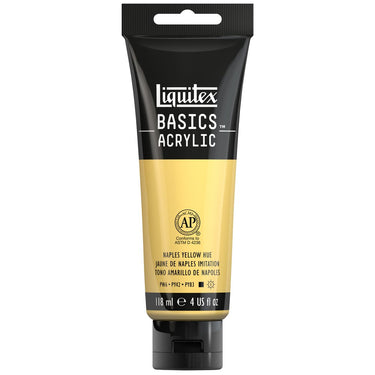 LQX BASICS ACRYLIC 118ML 601 NAPLES YELLOW HUE 094376974584