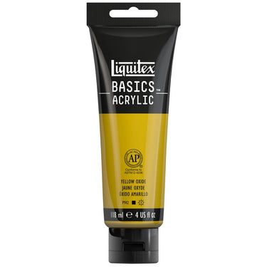 LQX BASICS ACRYLIC 118ML 416 YELLOW OXIDE 094376922509
