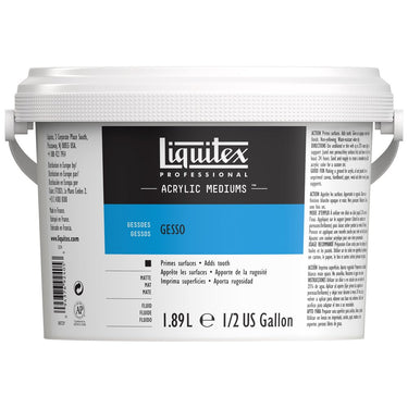 LQX ACRYLIC MEDIUMS 1.89L GESSO 094376924053