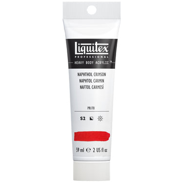 Professional Heavy Body Acrylic - Naphthol Crimson