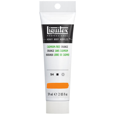 Professional Heavy Body Acrylic - Cadmium-Free Orange