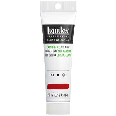 Professional Heavy Body Acrylic - Cadmium-Free Red Deep
