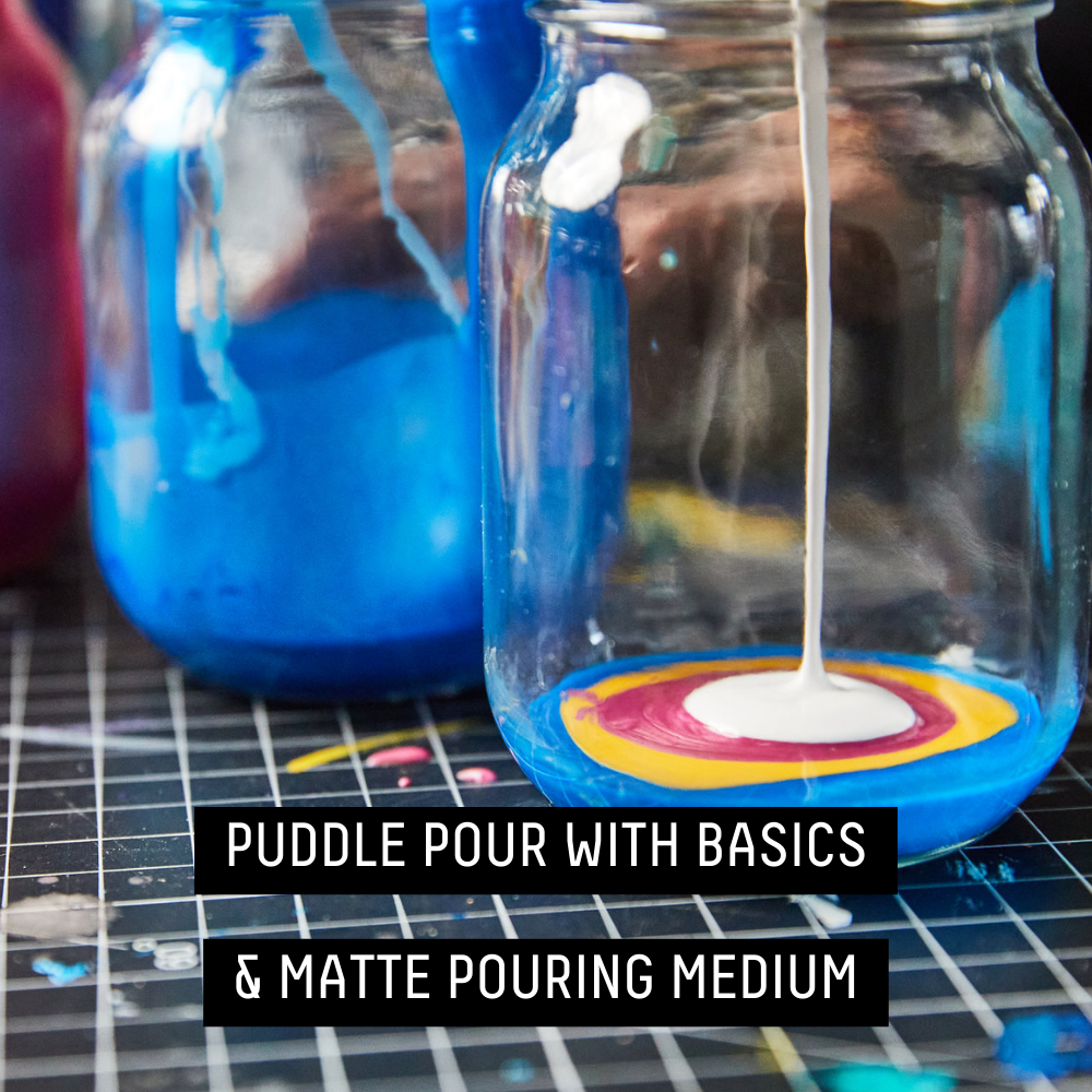 PUDDLE POUR WITH LIQUITEX BASICS AND MATTE POURING MEDIUM – Liquitex UK