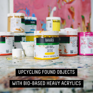 USING BIO-BASED HEAVY ACRYLIC ON FOUND OBJECTS