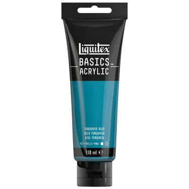 LQX BASICS ACRYLIC 118ML 046 TURQUOISE BLUE 887452050001 [ROW]