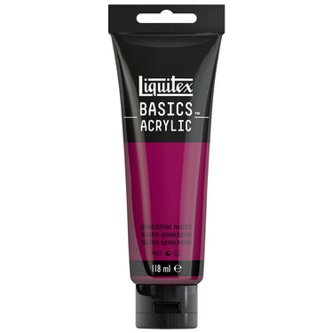 LQX BASICS ACRYLIC 118ML 114 QUINACRIDONE MAGENTA 887452049364 [ROW]