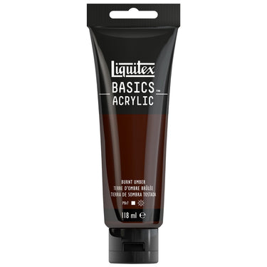 LQX BASICS ACRYLIC 118ML 128 BURNT UMBER 887452049401 [ROW]