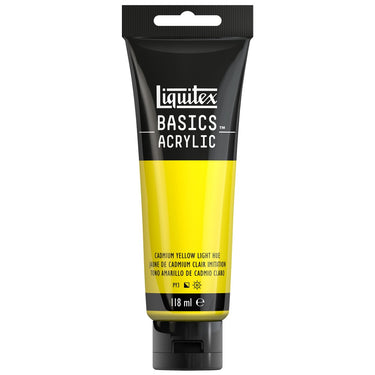 LQX BASICS ACRYLIC 118ML 159 CADMIUM YELLOW LIGHT HUE 887452049425 [ROW]