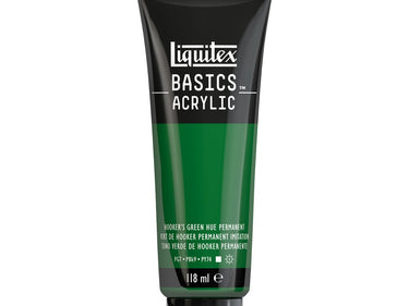 LQX BASICS ACRYLIC 118ML 224 HOOKERS GREEN HUE PERMANENT 887452049708 [ROW]