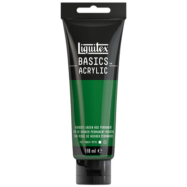 LQX BASICS ACRYLIC 118ML 224 HOOKERS GREEN HUE PERMANENT 887452049708 [ROW]