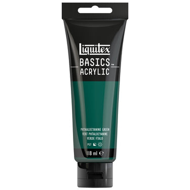 LQX BASICS ACRYLIC 118ML 317 PHTHALOCYANINE GREEN 887452049524 [ROW]