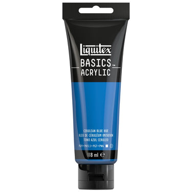 LQX BASICS ACRYLIC 118ML 470 CERULEAN BLUE HUE 887452049593 [ROW]