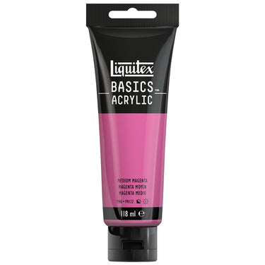 LQX BASICS ACRYLIC 118ML 500 MEDIUM MAGENTA 887452049739 [ROW]