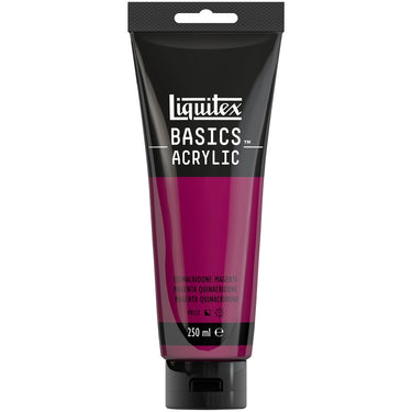 LQX BASICS ACRYLIC 250ML 114 QUINACRIDONE MAGENTA 887452052654 [ROW]