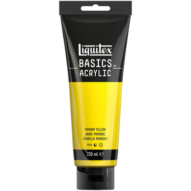 LQX BASICS ACRYLIC 250ML 410 PRIMARY YELLOW 887452052906 [ROW]