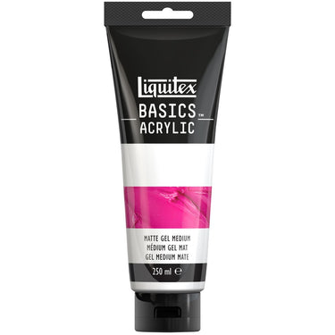 LQX BASICS ACRYLIC MEDIUMS 250ML MATTE GEL MEDIUM 887452054122 [ROW]