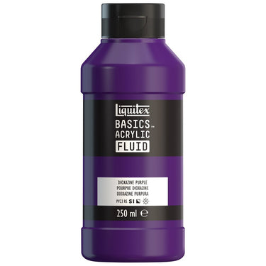 LQX BASICS FLUID ACRYLIC 250ML DIOXAZINE PURPLE 887452056362 [ROW]