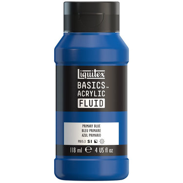 LQX BASICS FLUID ACRYLIC 118ML PRIMARY BLUE 887452055990 [NA]