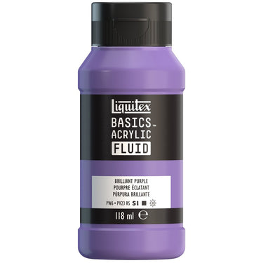 LQX BASICS FLUID ACRYLIC 118ML BRILLIANT PURPLE 887452055464 [ROW]