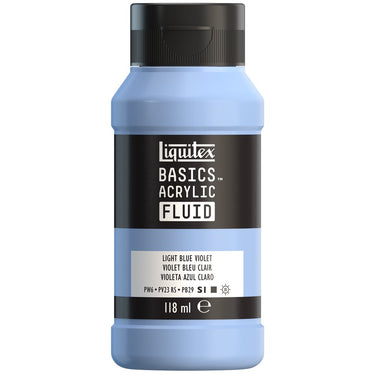 LQX BASICS FLUID ACRYLIC 118ML LIGHT BLUE VIOLET 887452055488 [ROW]