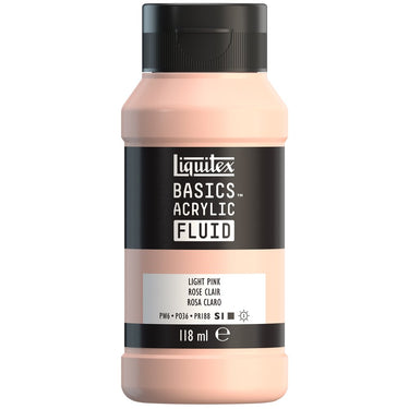 LQX BASICS FLUID ACRYLIC 118ML LIGHT PINK 887452055433 [ROW]