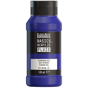 LQX BASICS FLUID ACRYLIC 118ML ULTRAMARINE BLUE 887452055495 [ROW]