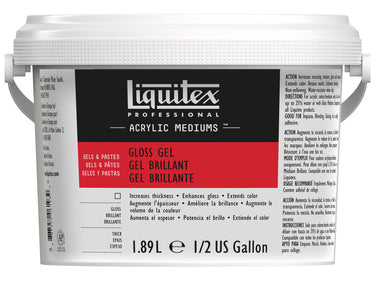 LQX ACRYLIC MEDIUMS 1.89L GLOSS GEL 887452061939