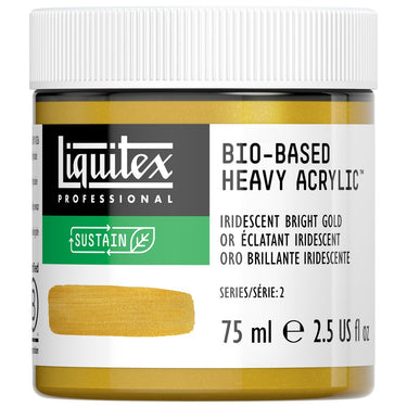 LQX BIO-BASED HEAVY ACRYLIC 75ML IRIDESCENT BRIGHT GOLD 887452060277