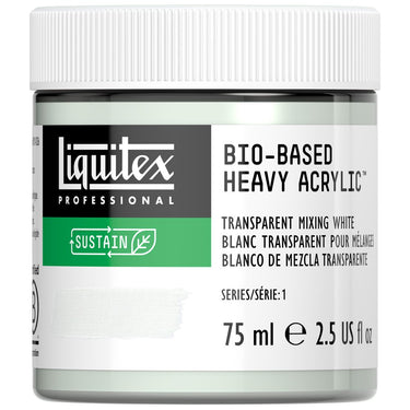 LQX BIO-BASED HEAVY ACRYLIC 75ML TRANSPARENT MIXING WHITE 887452060475