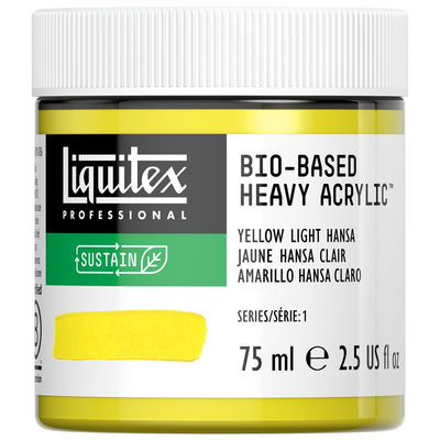 LQX BIO-BASED HEAVY ACRYLIC 75ML YELLOW LIGHT HANSA 887452060505
