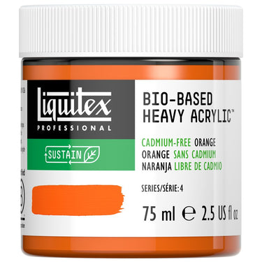 LQX BIO-BASED HEAVY ACRYLIC 75ML CADMIUM-FREE ORANGE 887452060178