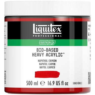 LQX BIO-BASED HEAVY ACRYLIC 500ML NAPHTHOL CRIMSON 887452060802