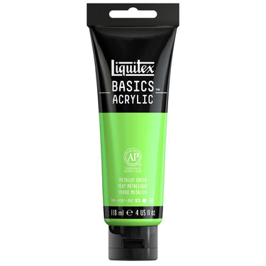 LQX BASICS ACRYLIC 118ML 346 METALLIC GREEN 887452064558