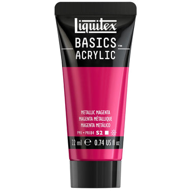 LQX BASICS ACRYLIC 22ML 342 METALLIC MAGENTA 887452064596