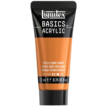LQX BASICS ACRYLIC 22ML 344 METALLIC BURNT ORANGE 887452064572